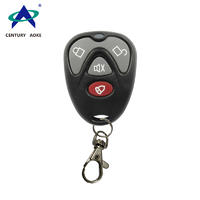 Plastic new Buick four key fixed code learning code copy remote control 433M wireless RF alarm remote control