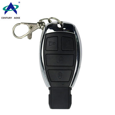 Remote control manufacturer supplies 433MHz metal shell to copy wireless remote control, four key anti-theft alarm remote control