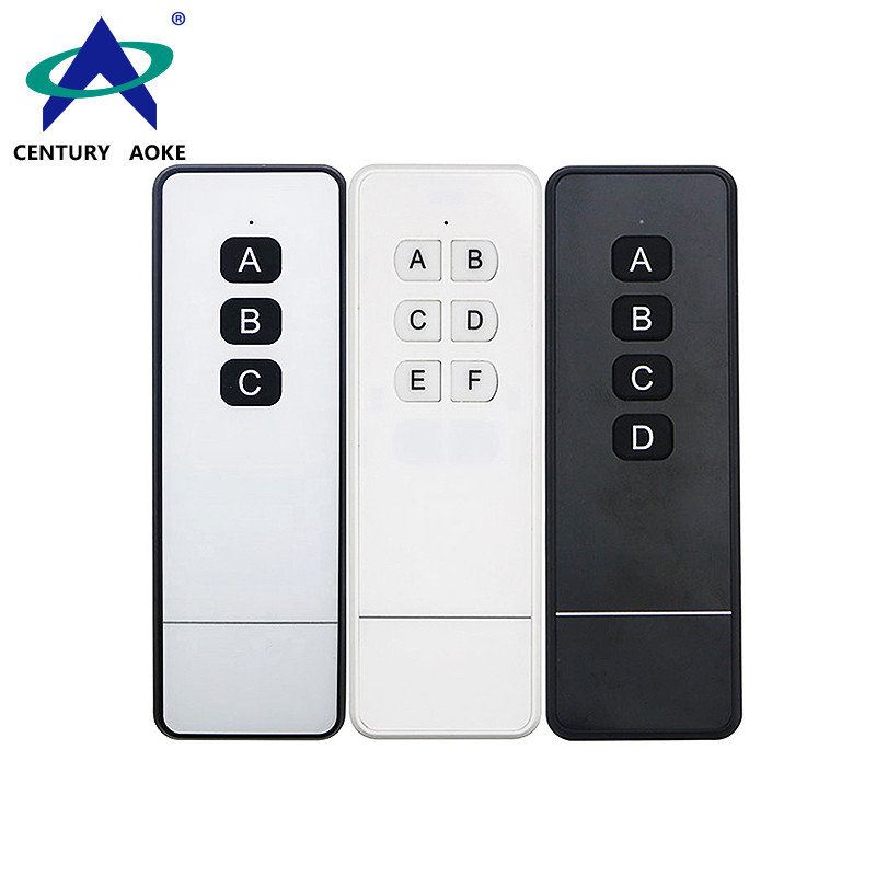 DC12V 1000m 3/4/6/7/8 Buttons Universal RF Wireless Remote Control With Base AK-1000-3X