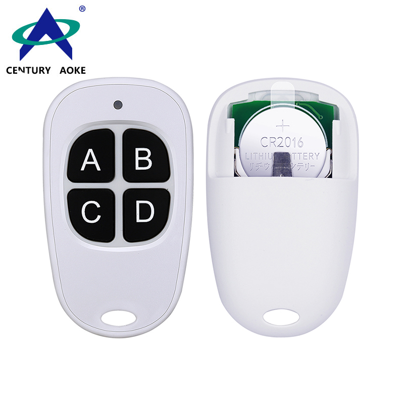 6V 4 Buttons 315/433MHz Replaceable Battery Duplicator Copy Code Universal RF Wireless Remote Control Garage Electric Door Lock AK-079A-KB