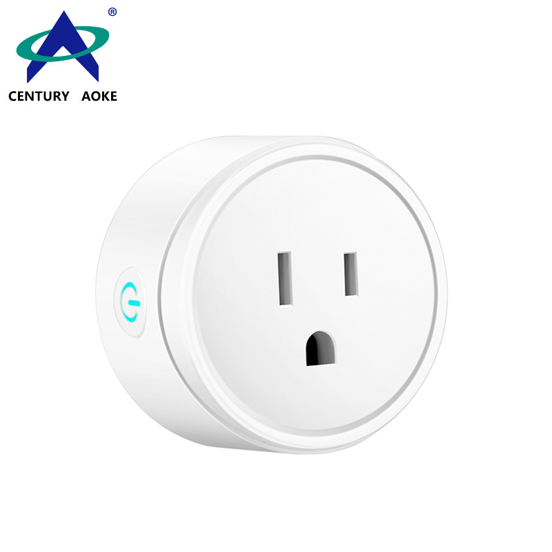 US Smart Socket 110V~240V 10A WIFI 2.4GHz APP Control (Android&IOS) Amazon Echo Google Home IFTTT Residential Wireless Power Outlet AK-P21W-09F