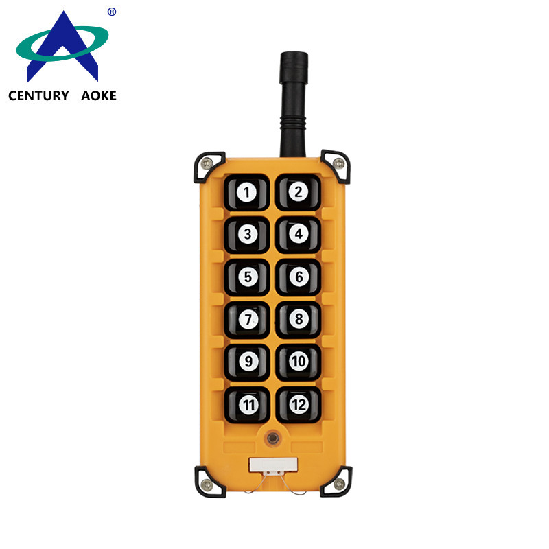 12 Buttons 315/433MHz Universal Anti-interference High Power All-round signal Waterproof Industrial Remote Control