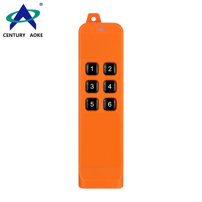 6 Buttons 434-437MHz Universal Anti-interference High Power Industrial FSK Remote Control AK-K210505-6