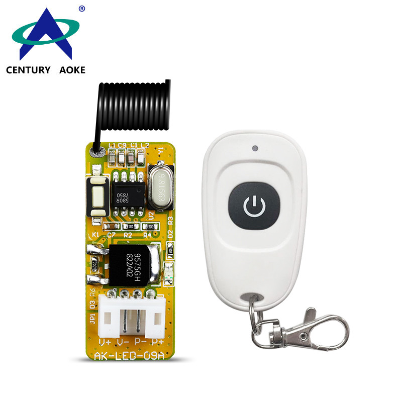 LED Lighting Control Billboard Decorative Lights Miniature Low Power Delay Wireless Receiver Module With Remote