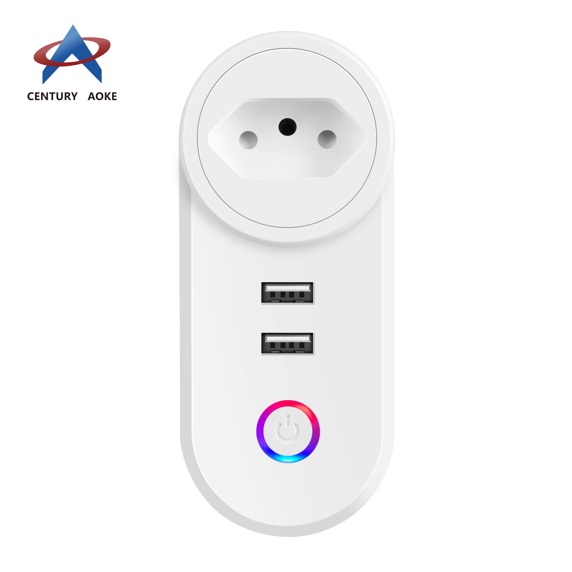 Brazilian socket wifi smart socket outlet AK-P51W-04F