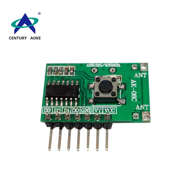 Four channels learning type superheterodyne band decoding receiver module AK-06C