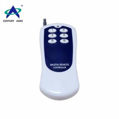 Sticker plastic shell  long-distance 6 buttons remote control