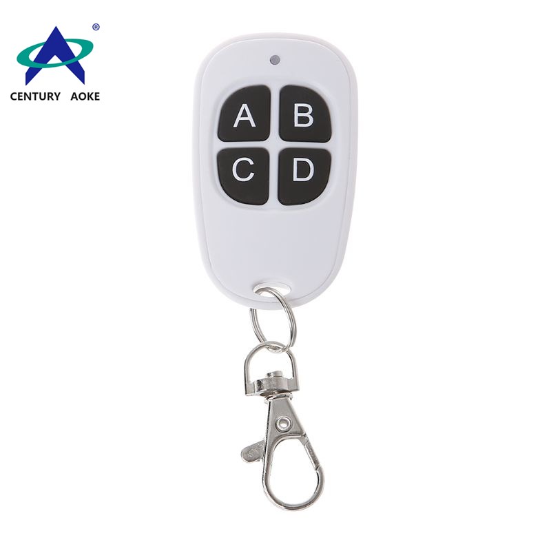 Best price white egg shape remote 4 buttons 433Mhz/315Mhz remote control