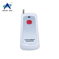 White plastic shell 1000 meters one button 315Mhz/433Mhz wireless remote control