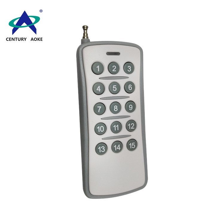 Popular high quality 433/315Mhz 12V 23A 15 buttons rf wireless remote control