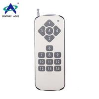 315MHz/433MHz 15 buttons high-power long-range wireless remote control