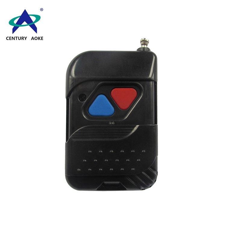433Mhz/315Mhz plastic shell two buttons RF remote control