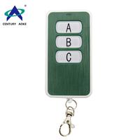 433Mhz/315Mhz three buttons wireless remote control with keychain