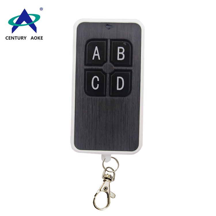 433Mhz/315Mhz four buttons wireless remote control with keychain
