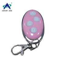 DC 9V 50 meters learning code rf remote control 433mhz with keychain for rolling gates ,sliding doors