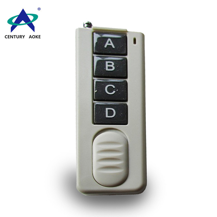 Ultra-thin four buttons wireless remote control AK-CBF-4